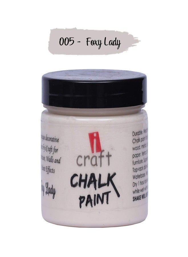 iCraft Chalk Paint, Home Decor Chalk Paint Non Toxic, Eco Friendly Paint Gives Chalky and Matte Finish. (250_milliliters, Foxy Lady) - Image 2